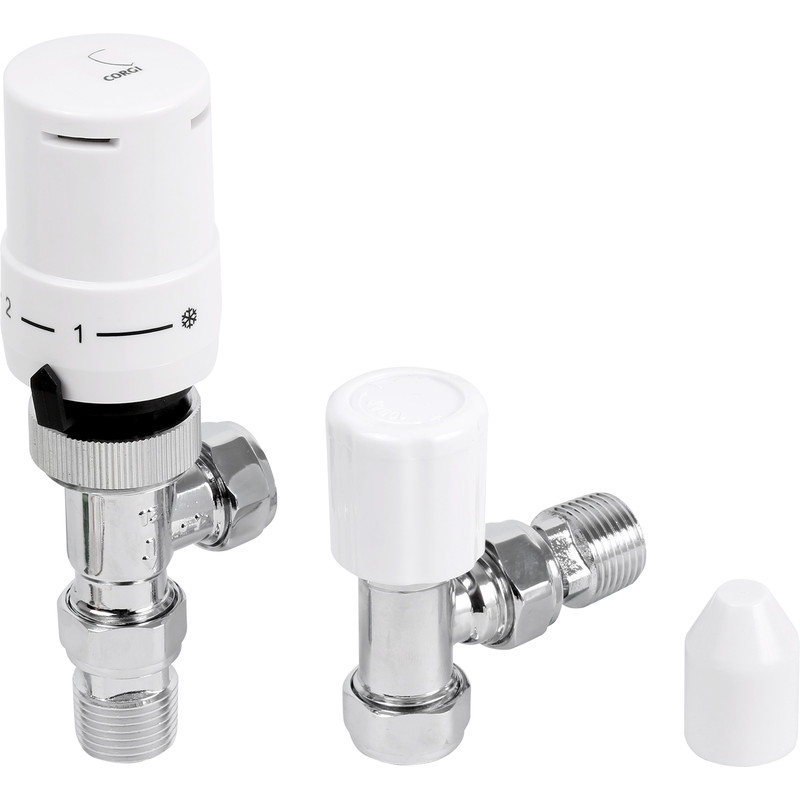 Corgi Angled TRV & Lockshield 10 & 15mm