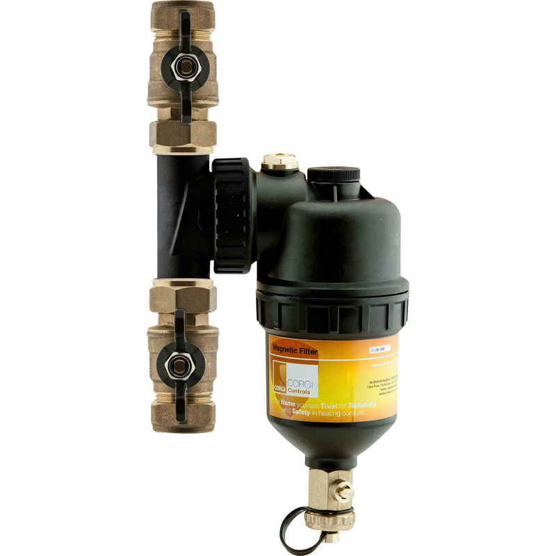 Corgi 22mm Inline Magnetic Central Heating Filter 22mm