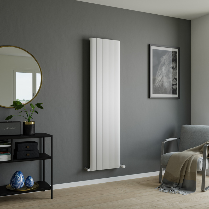 Ximax Lewes Aluminium Designer Radiator 1800 x 470mm 3580Btu White