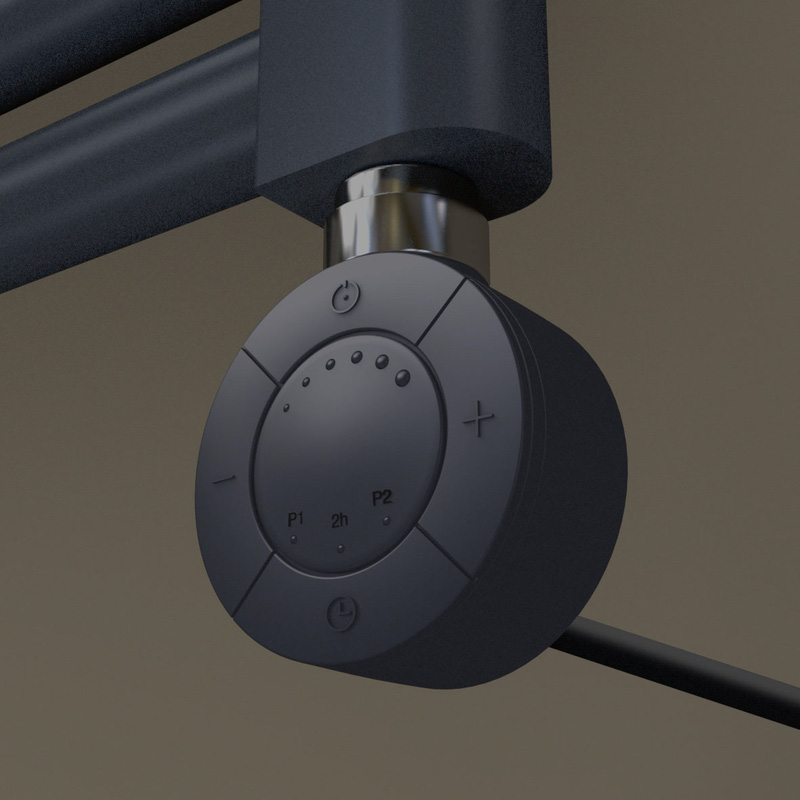 Towelrads Smart Thermostatic Element Anthracite 300w