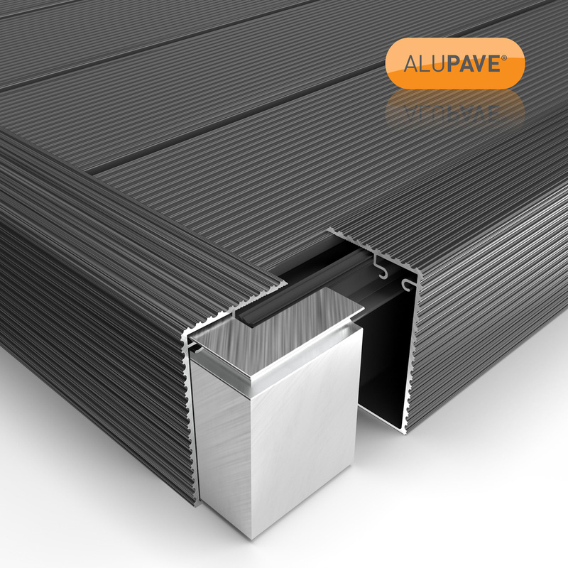 Alupave Gutter External Corner Connector Mill