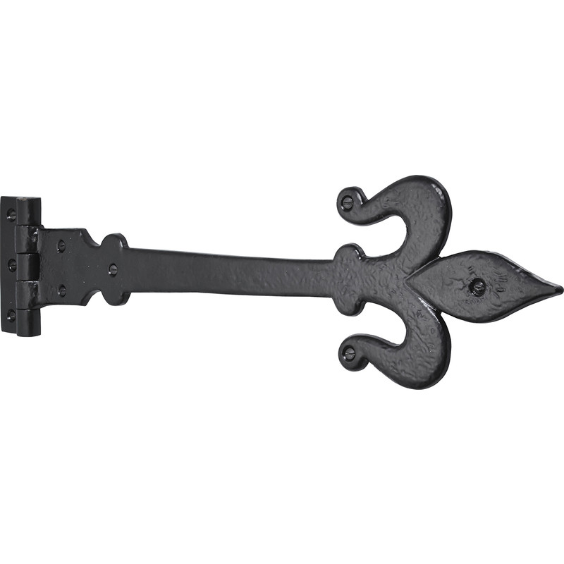 Old Hill Ironworks Fleur de Lys Tee Hinge 460mm 18"