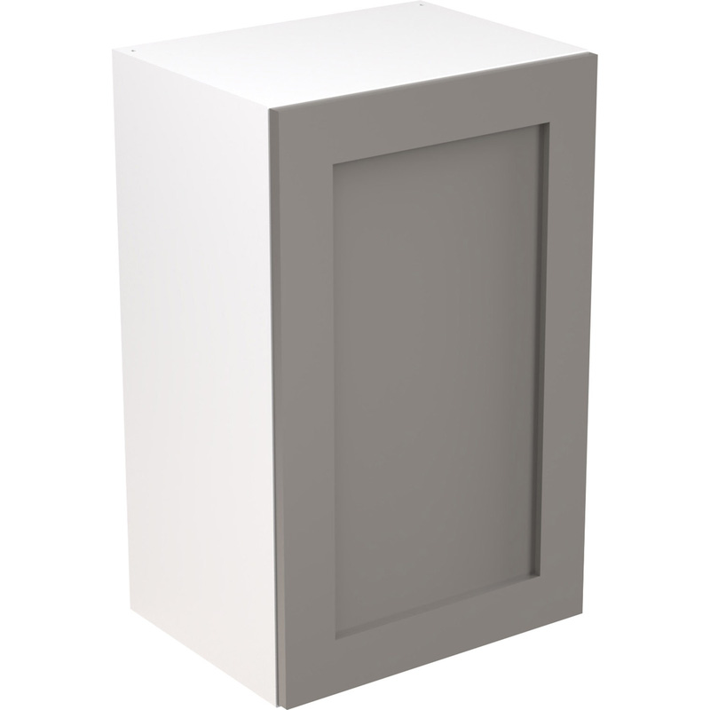 Kitchen Kit Ready Made Shaker Kitchen Cabinet Wall Unit Ultra Matt Dust Grey 450mm