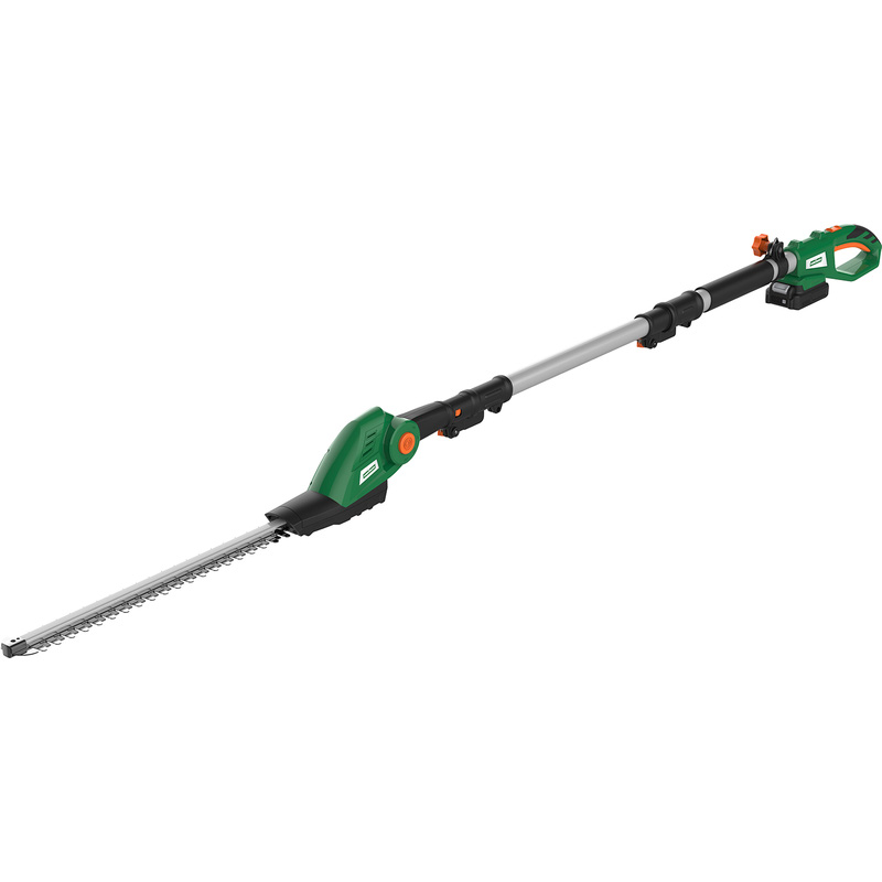 Hawksmoor 18V 46cm Cordless Long Reach Hedge Trimmer 1 x 2.0Ah