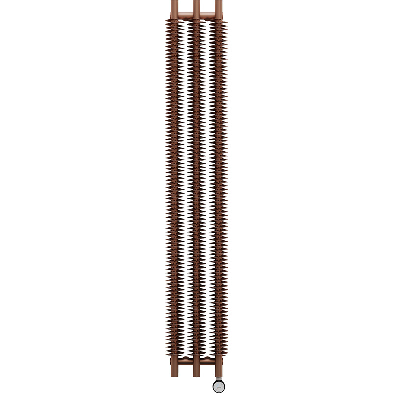 Terma Electric Radiator Ribbon V E 600W 1800 x 290mm Bright Copper