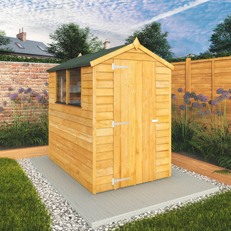 Mercia Overlap Apex Shed 6' x 4'