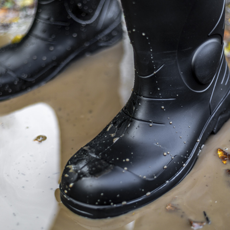 PVC Safety Wellington Boots Size 9