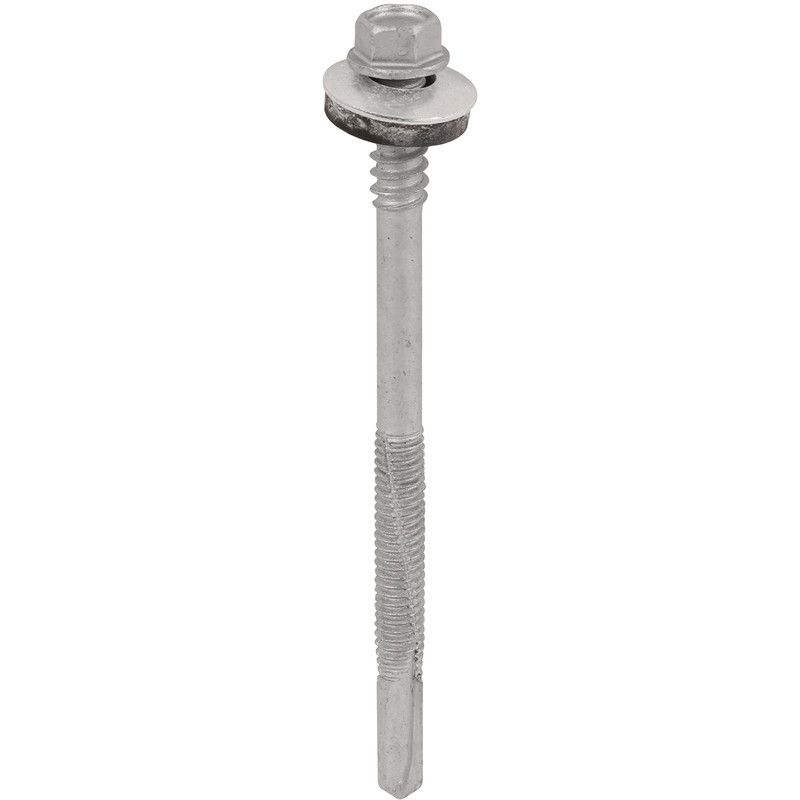 TechFast Heavy Duty Composite Sheet To Steel Hex/Washer Roof Screw 5.5 x 150mm