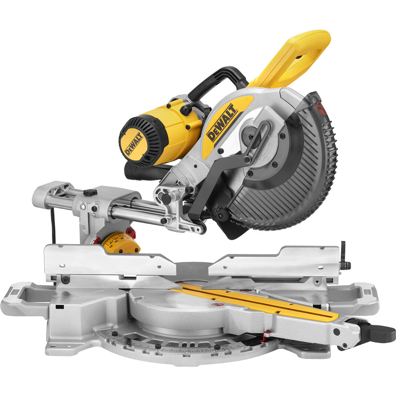 DeWalt 250mm Double Bevel Slide Mitre Saw with XPS 110V