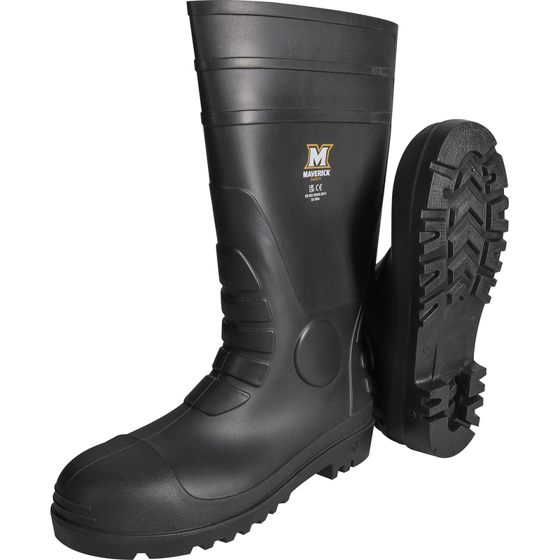 Maverick Storm Safety Wellington Boots Size 8