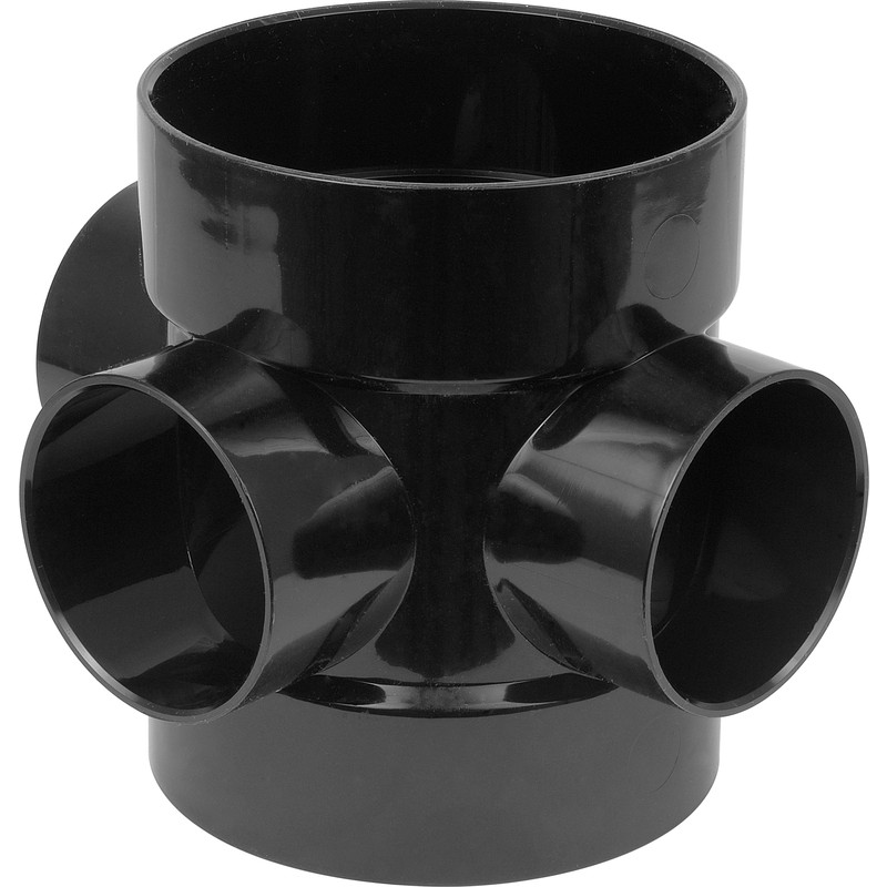 Short Boss Pipe 110mm Black