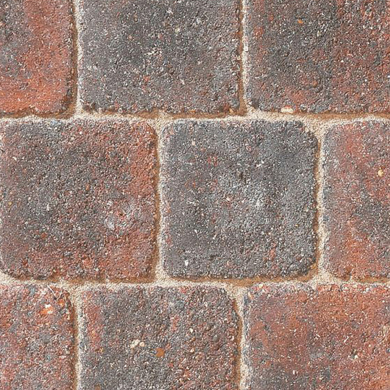 Marshalls Drivesett Deco Block Paving Cinder 110 x 110 x 50mm