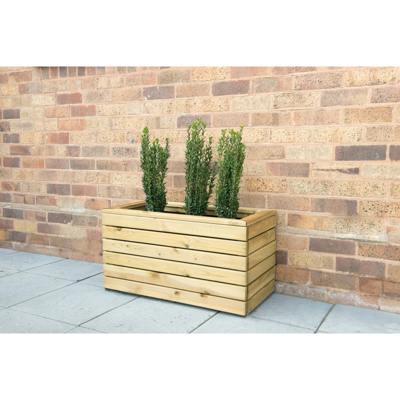 Forest Garden Double Linear Planter 44 x 80 x 40cm