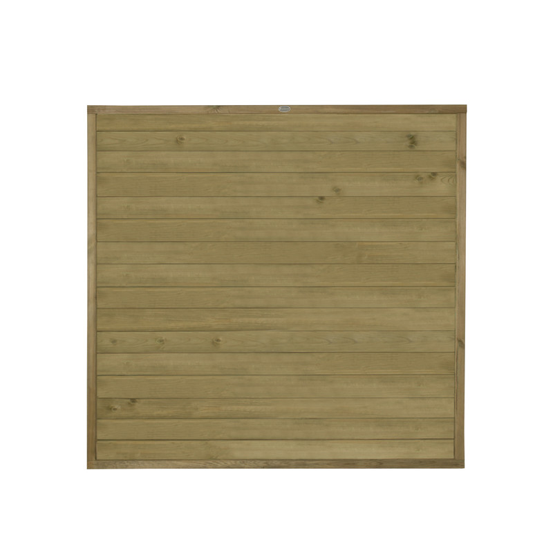 Forest Garden Pressure Treated Horizontal Tongue And Groove Fence Panel 6' x 6'