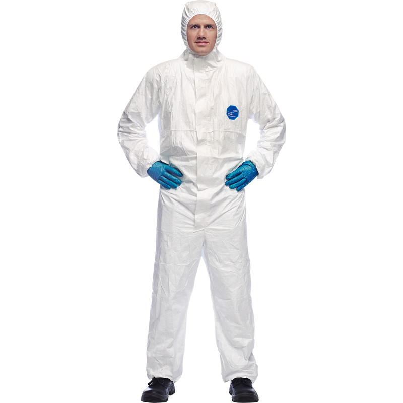 Dupont Tyvek Classic Hooded Coverall Medium