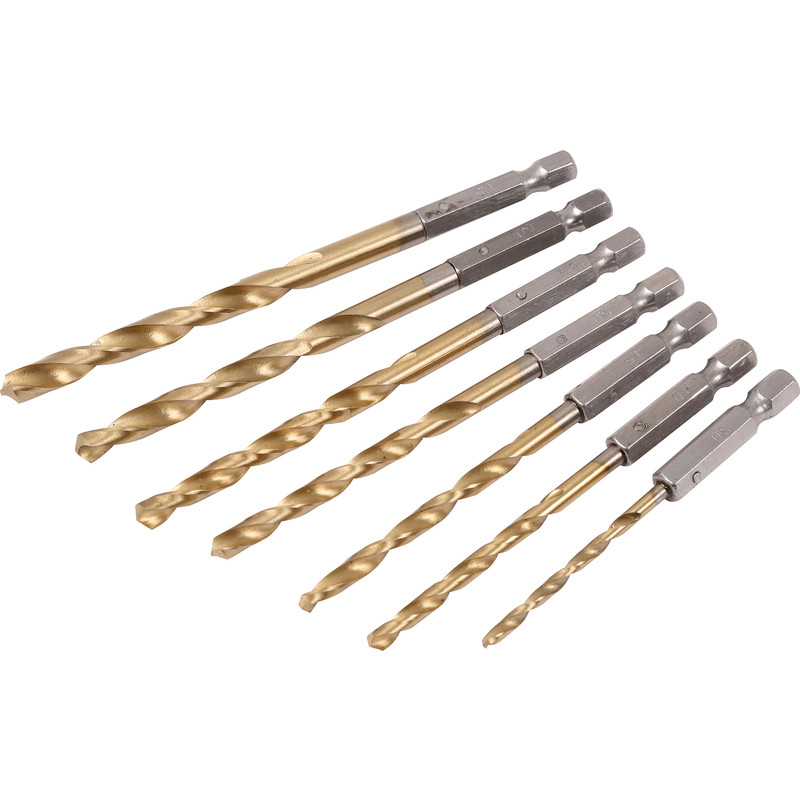 Abracs Quick Chuck Titanium Pilot Drill Set