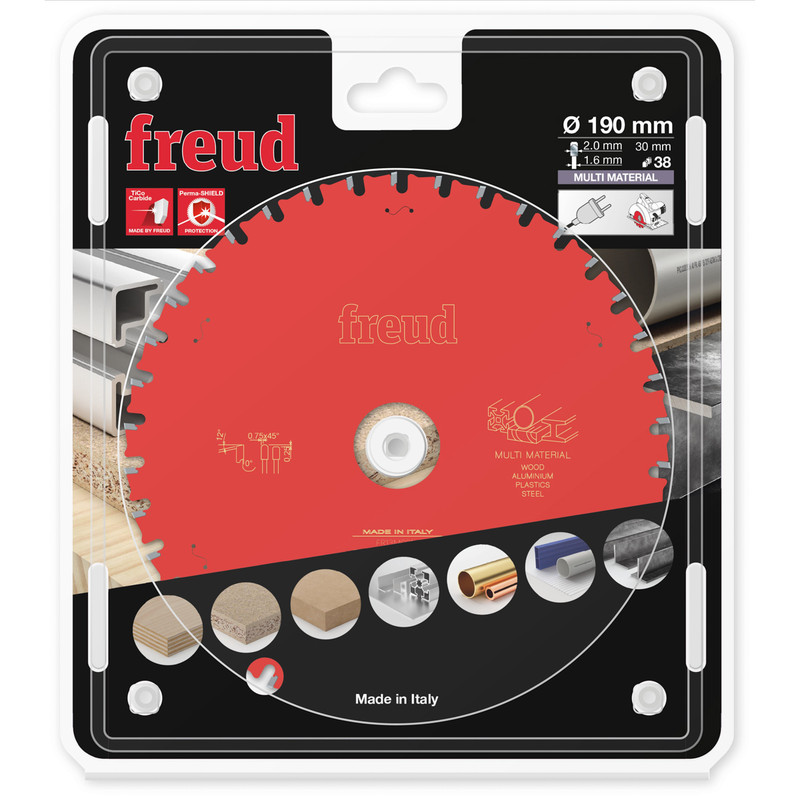 Freud Multi Material Circular Saw Blade 190 x 30 x T38