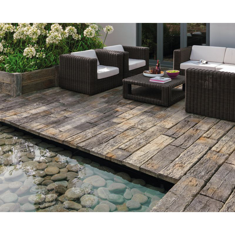 Marshalls Woodstone Sleep Driftwood Paving Slabs Driftwood 900 x 226mm