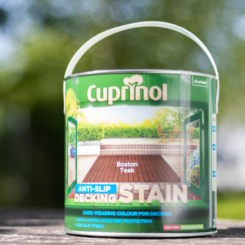Cuprinol Anti-Slip Decking Stain 2.5L Boston Teak