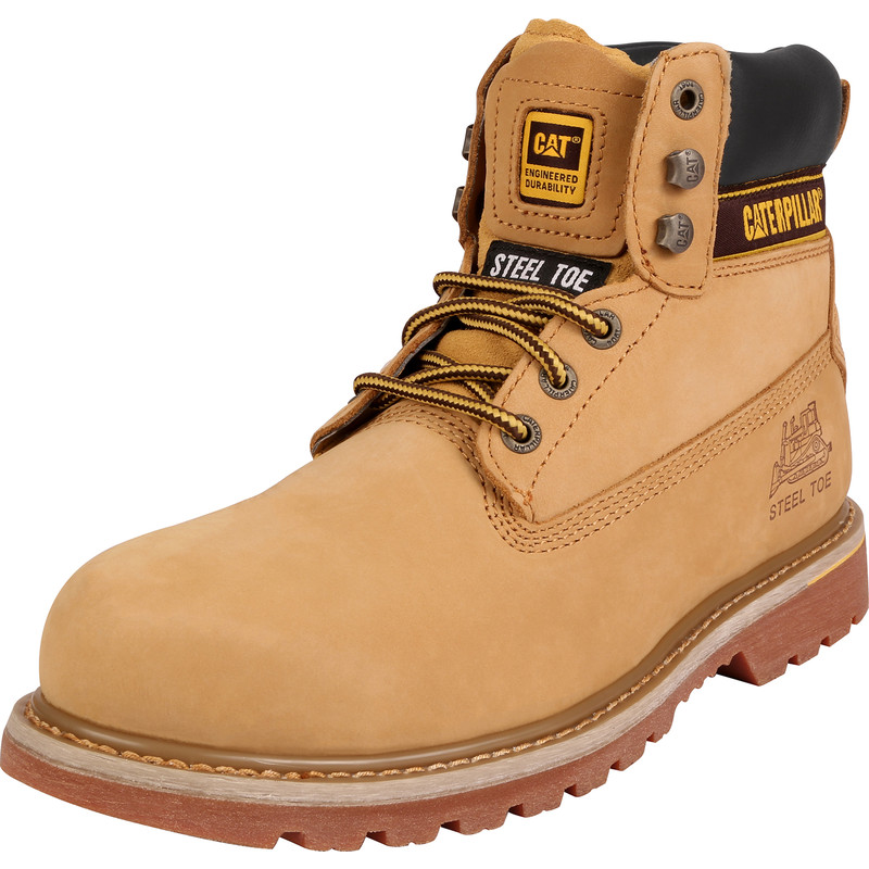 Caterpillar Holton Safety Boots Honey Size 10