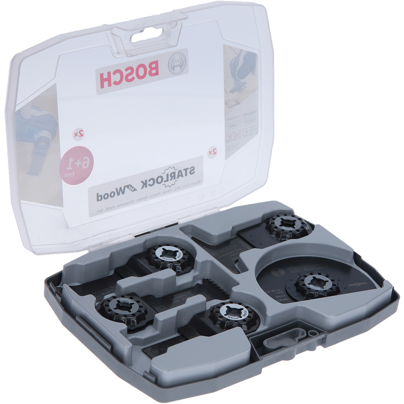 Bosch Starlock Wood Multi Tool Blade Set 7 Piece