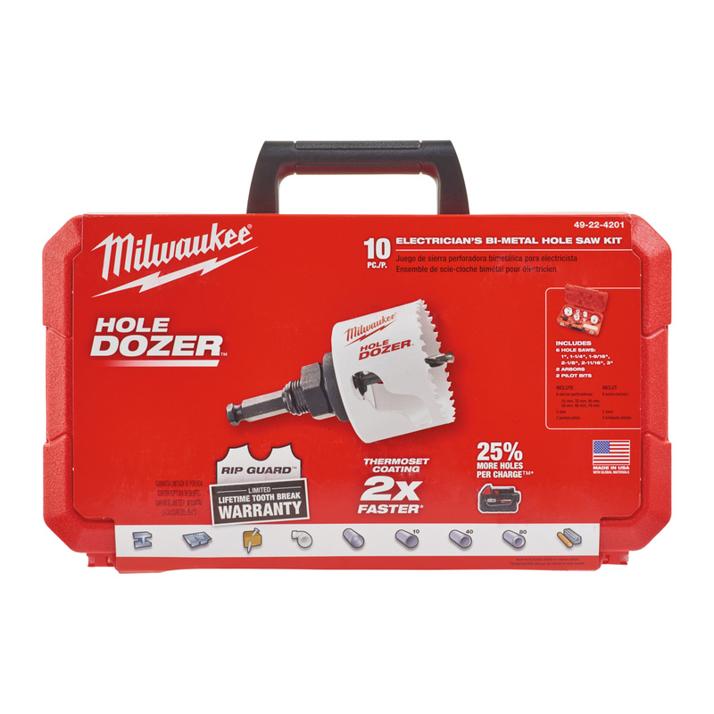 Milwaukee Holesaw Set