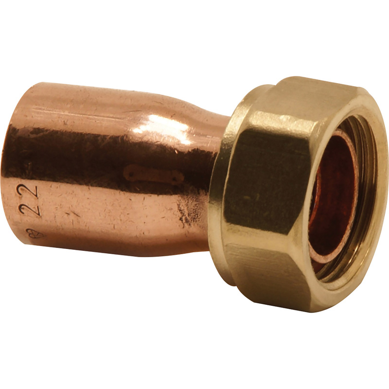 Endex End Feed Straight Tap Connector 22mm x 3/4"
