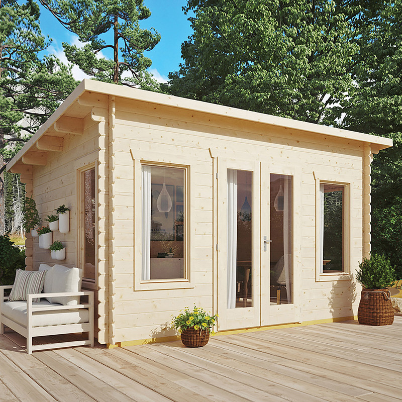 Rowlinson Sanctuary Cabin 254cm (h) x 443cm (w) x 351cm (d)