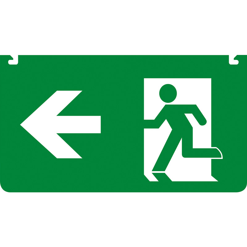 Integral LED Multi-Fit IP20 LED 26m Emergency Exit Sign Legend Double Sided (Left or Right)