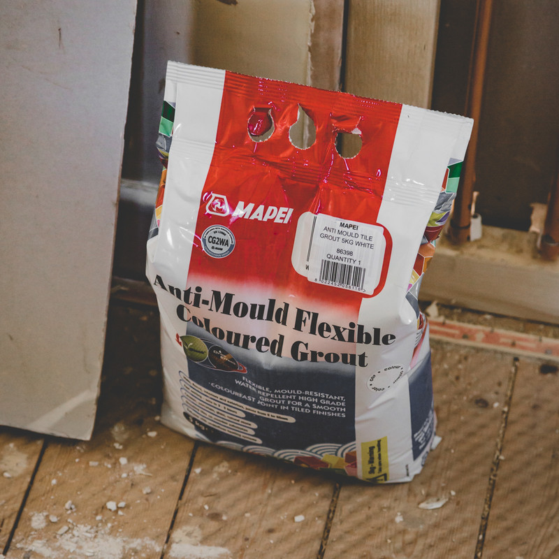 Mapei Anti Mould Tile Grout 5kg White