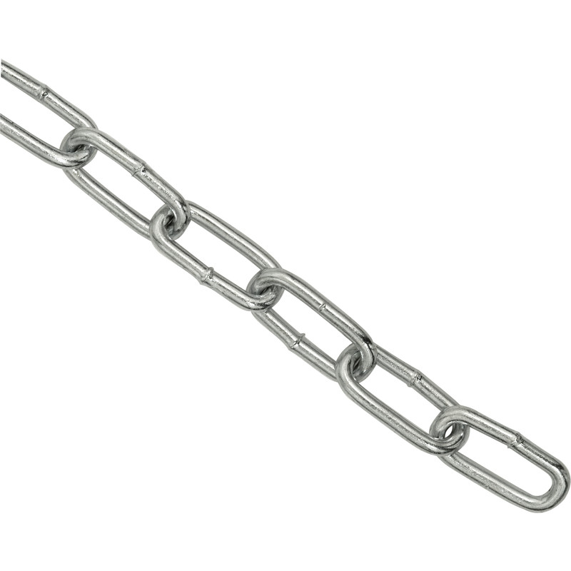 Bright Steel Chain 3mm x 21mm x 10m