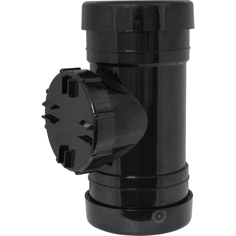 Access Pipe 110mm Black