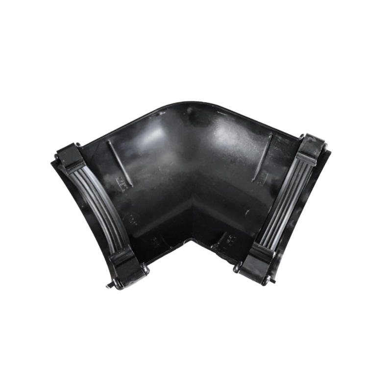 112mm Half Round Gutter Angle 135° Black