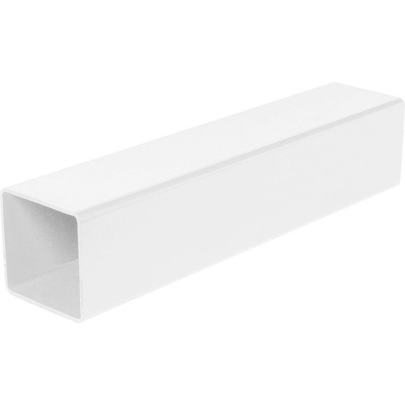 65mm Square Down Pipe 2.5m White