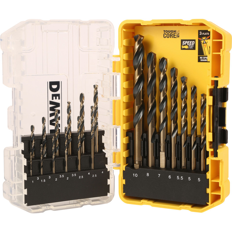 DeWalt Black & Gold HSS Drill Bit Set