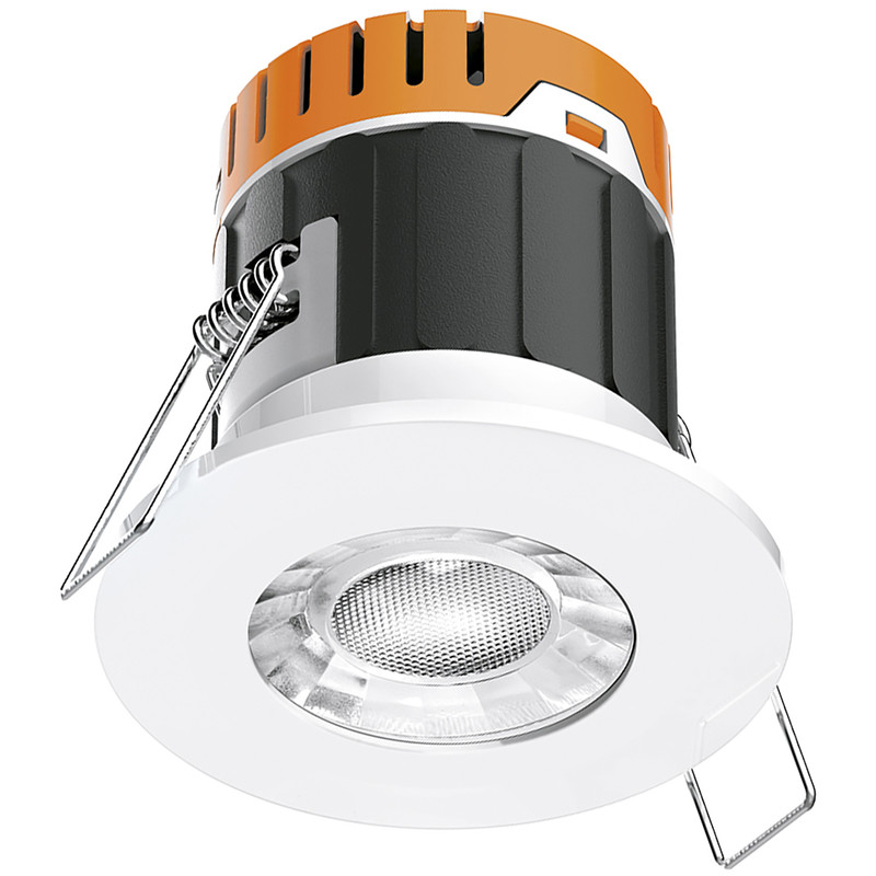 Enlite E5 4.5W Fixed Dimmable IP65 Fire Rated LED Downlight Cool White 420lm