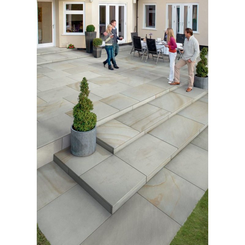 Marshalls Sawn Versuro Paving Slabs Antique Silver 1260 x 760 x 22mm