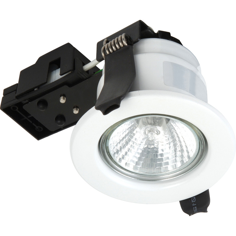 Sylvania Fire Rated Fixed GU10 Downlight Polished Chrome