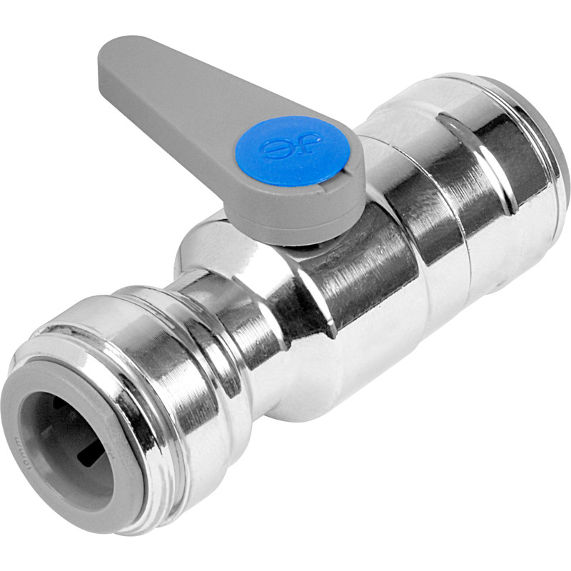 JG Speedfit Chrome Plated Brass Ball Valve 22mm