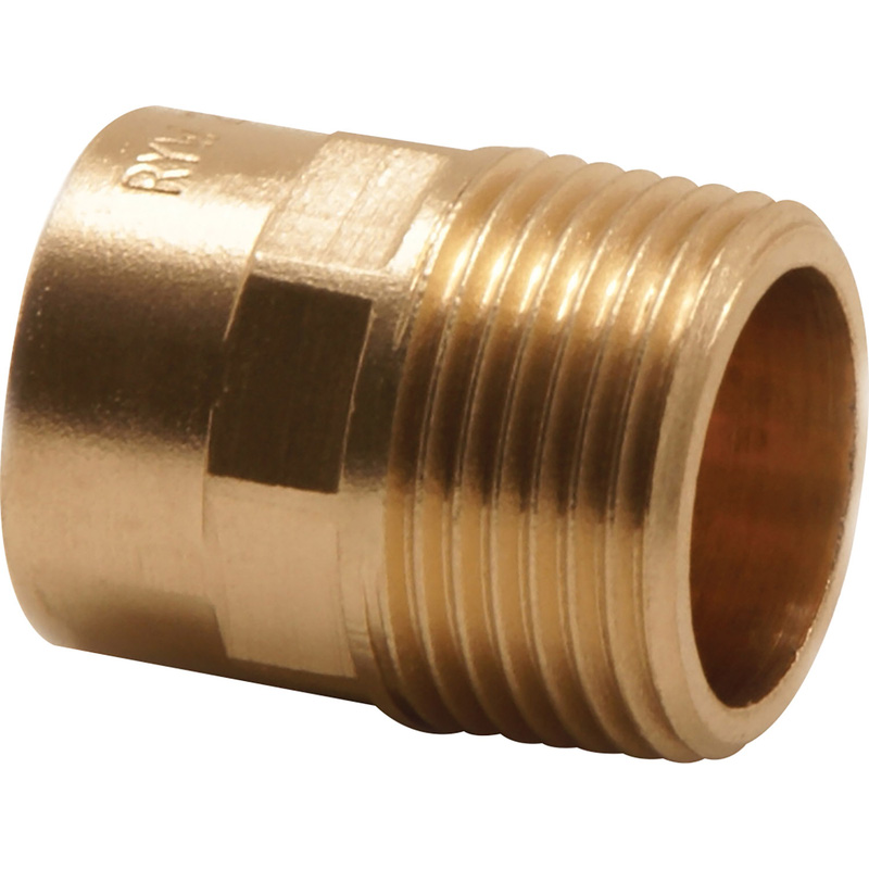 Endex End Feed Male Coupler 15mm x 1/2"