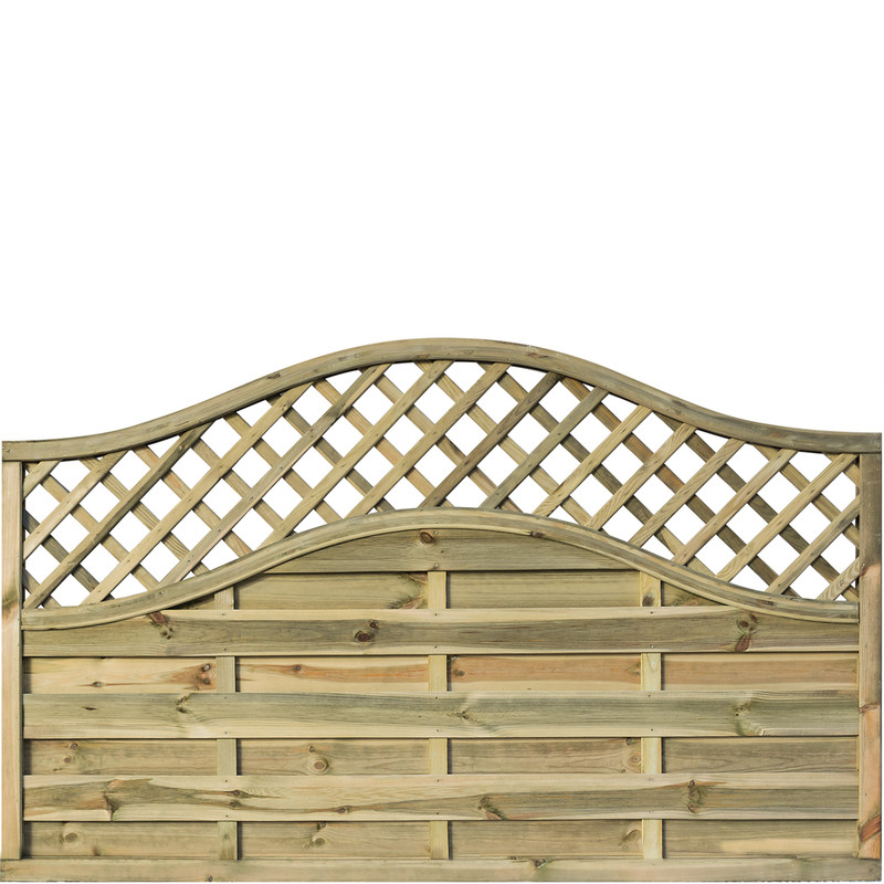 Rowlinson Grosvenor Fence Panel 6' x 4' - 120cm (h) x 180cm (w) x 4cm (d)