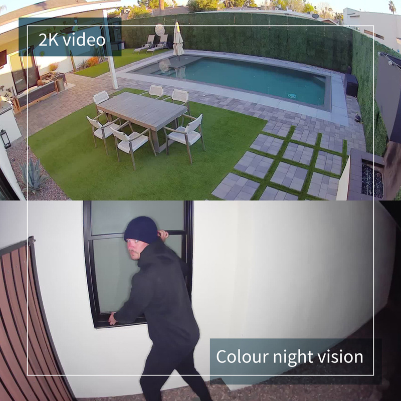 Arlo Pro 3 Wireless Outdoor Floodlight Camera White