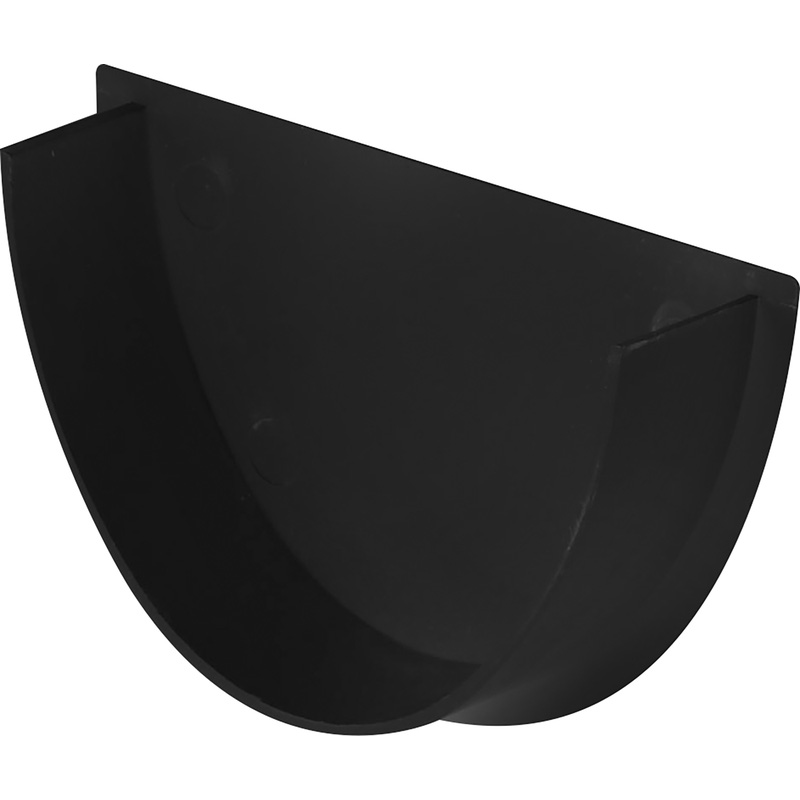 120mm Deep Flow Stop End Internal Black