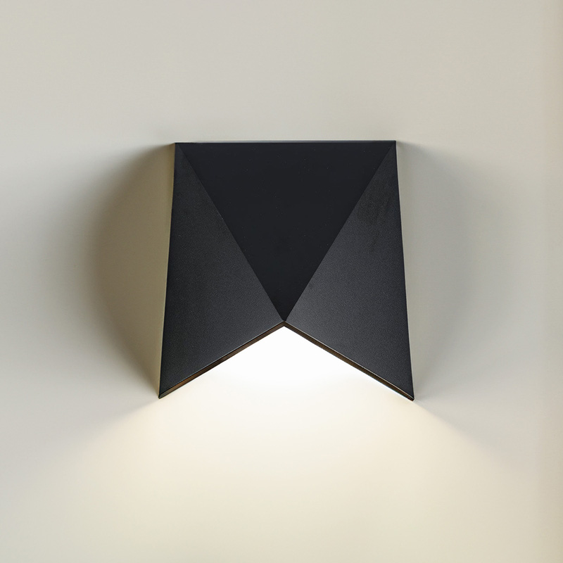 V-TAC 5W LED IP65 Wall Light Black 560lm 3000K