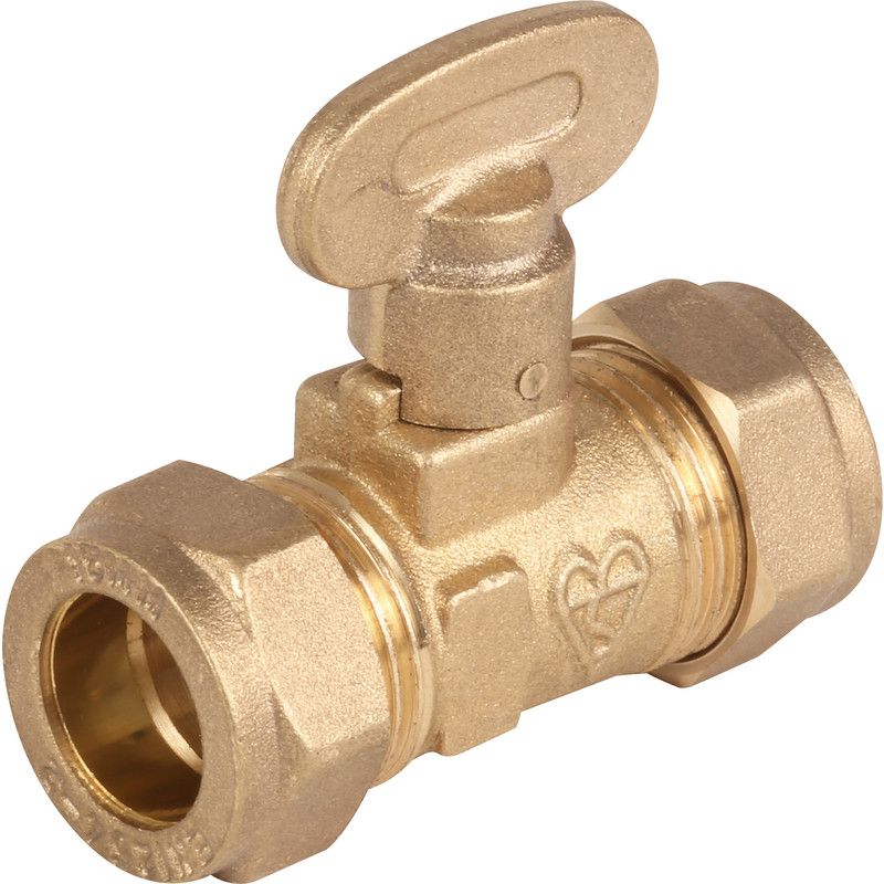 Isolating Gas Ball Valve 22mm