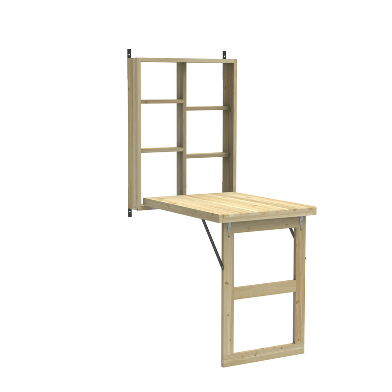 Forest Garden Fold Down Wall Mounted Garden Bar