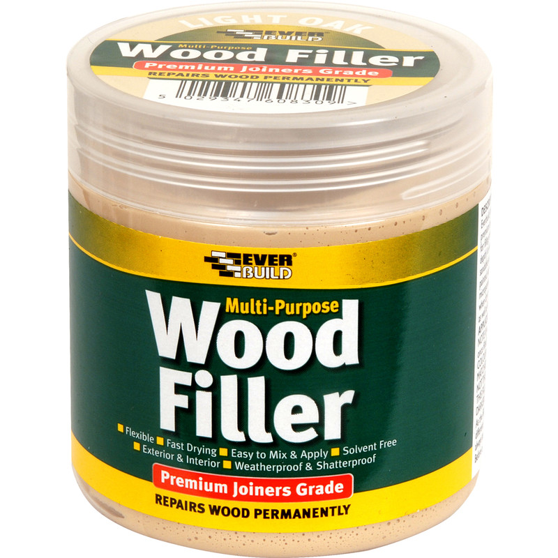 Everbuild Multi Purpose Wood Filler 250ml Light Oak