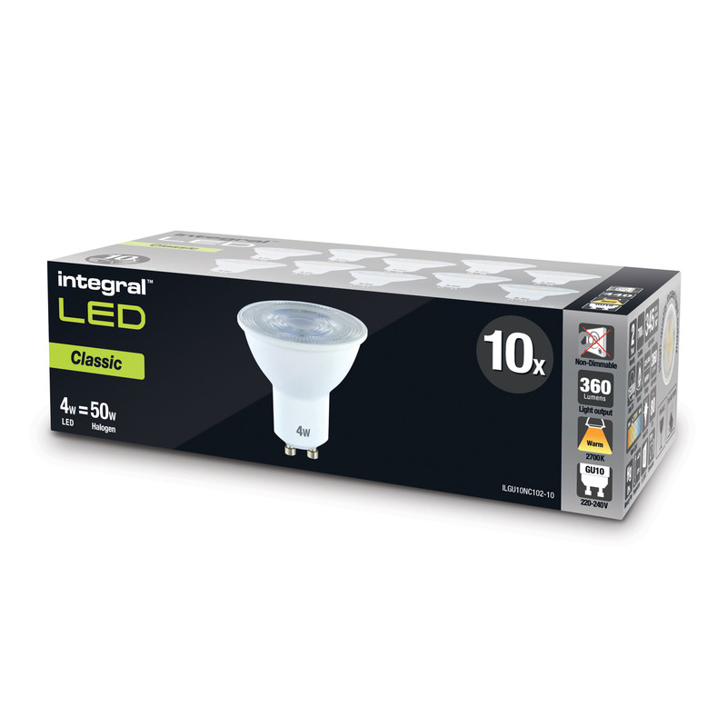 Integral LED Classic GU10 Lamp 3.6W Warm White 345lm