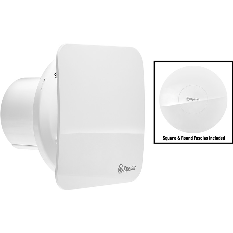 Xpelair Simply Silent 100mm Contour Extractor Fan Timer