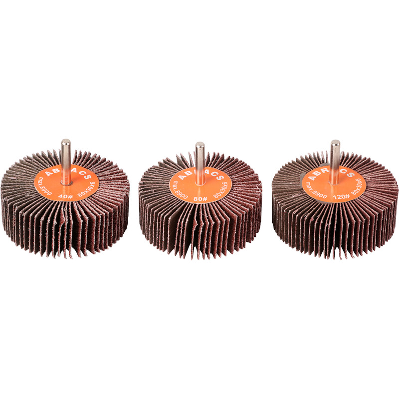 Abracs Flap Wheel Set 80 x 30mm